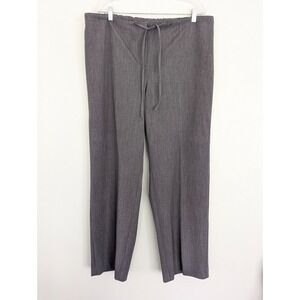 Lane Bryant Gray Women's Dress Pants With‎ Stretch Plus Size 18/20 Tie Front